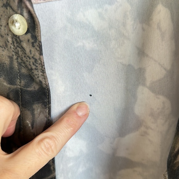 Columbia Men's Mossy Oak Breakup Camo Button Up Shirt Size XL - Picture 5 of 5